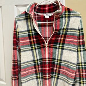 Women’s Vineyard Vines Plaid 1/4 zip
